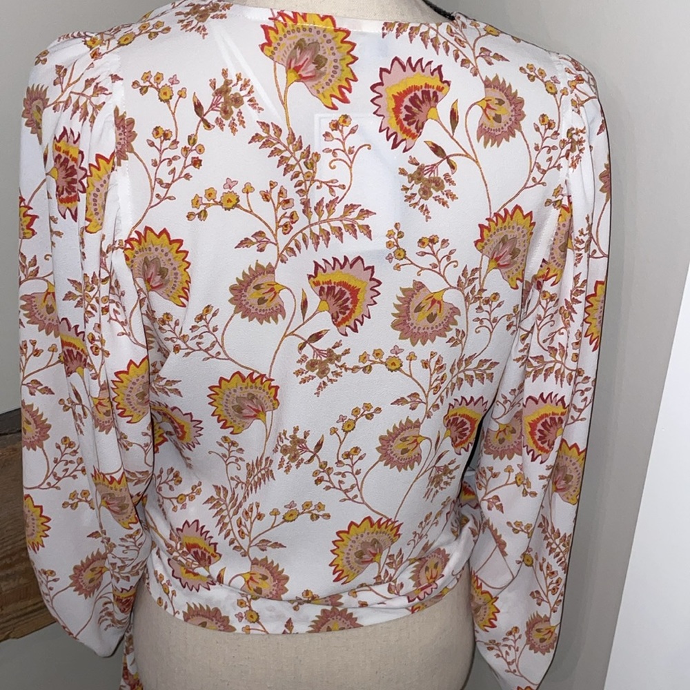 Wrap Front Blouse - Picture 6 of 11
